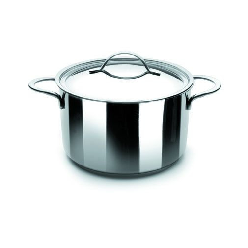 Olla 28cm C/tapa Inox Noah Ibili
