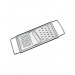 Fackelmann Rallador multiusos 25x11cm, acero inoxidable, 1 ud.