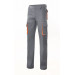 VELILLA 103004  Pantalón Bicolor Multibolsillos  Color Gris y Naranja  Talla 52