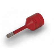 Corona Perfor. Porcelan. Corte Seco Ø 08mm Diam M14 Rubi