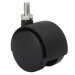 Twin-lex serie 420 - Rueda giratorio diámetro 50 espiga m8x15 polipropileno negro