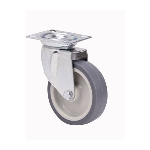 Rueda Gir 050mm Tw0229 Pl. 040kg Goma Gr Alex