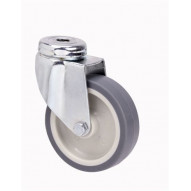 Rueda Gir 060mm Tw0242 Ag/pas 050kg Goma Gr Alex