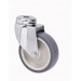 Twin-lex serie 401 - Rueda giratorio diámetro 80 goma gris