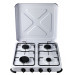 Cocina portatil de gas 4 fuegos