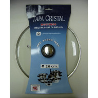 Tapa Bat Cocina 26cm Valv.ventil. Aro Inox-cristal Thogar