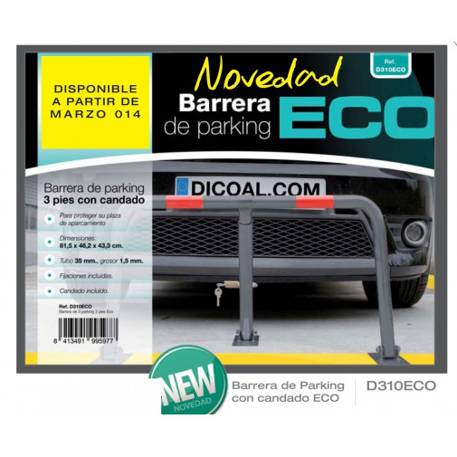 Barrera Aparcam. 3 Pies Dicoal 3