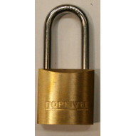 Candado Seg 25mm Arco Largo Lat Lat Nivel