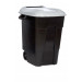 Tayg 420009 Eco - Contenedor de Residuos Eco , color Gris, 100 L