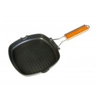 Grill Plancha 28x28cm Rayas M/abat Al/fu Ecostone Wecook