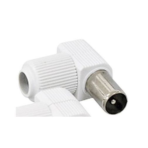 Conector Tv Acodado Macho 9,5mm