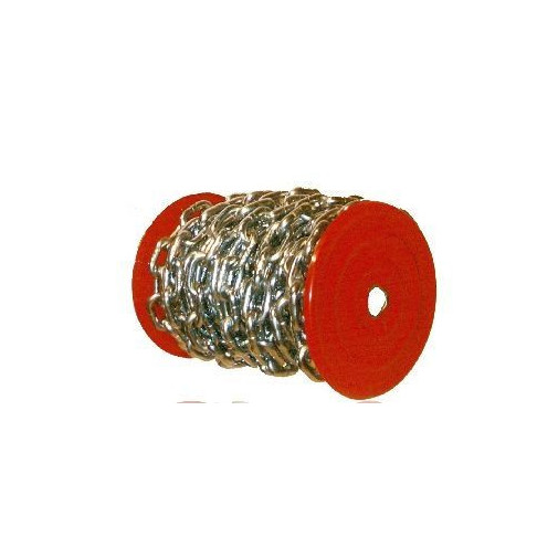 Cadena Ind 4mm Bobina 34mt 10kg Esl.recto 4-mm-z-bobina Cinc