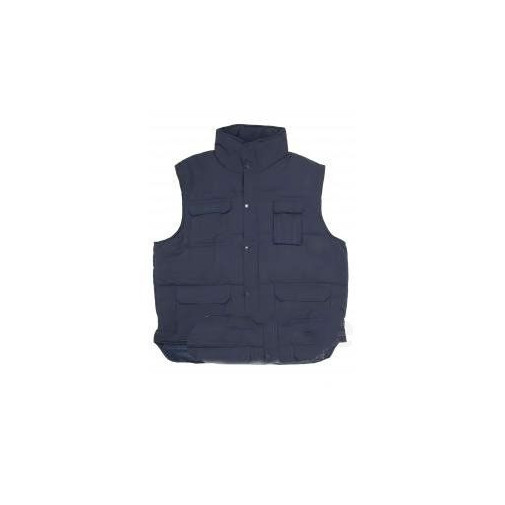 Chaleco Trabajo L Acolchado Polie Mltibol Az/mar Velilla 2