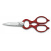 Filarmonica Tijera Cocina V.USOS INOX ME.8 D Fil, Rojo, 25,4 x 9 x 1,6 cm
