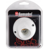 Portalamparas Elec 120x160x65 Zocalo Curvo E27 Abs Bl Famat