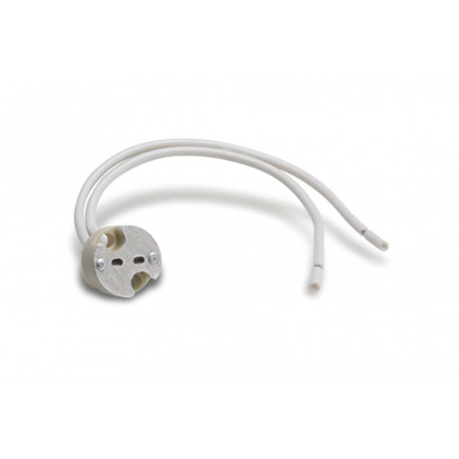 Portalamparas Elec 16x150x16 Halog Gu5,3/6,35 Ceram Bl Famat