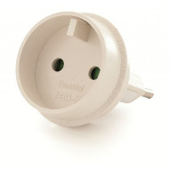 Adaptador Elec 48x63x48 10a-250v Eur-univ. Polic Bl Famat