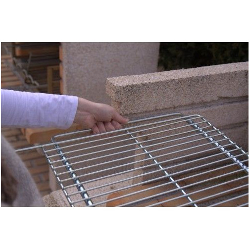 Parrilla Barbacoa Extensible 60 A 70x40 Acero Zinc 3