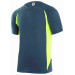 VELILLA 105501 Camiseta Técnica Bicolor, Color Gris y Amarillo Flúor, Talla S