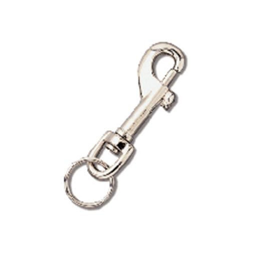 Llavero Portallaves Mosqueton 70mm 12-k Zamak Niq Jma