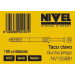Nivel Taco FIJACION Clavo 6X40 Gris Nylon 100 PZ NVZ NV105981