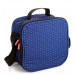 TATAY Urban Food Dots Bolsa térmica Porta Alimentos con herméticos incluidos, Tela, Azul, 22.5 x 10 x 22 cm