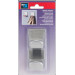 INOFIX Colgador Adhesivo con Base de Acero Inoxidable Cromo Mate, (Gris), Voir descriptif