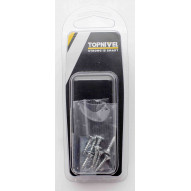 Placa Cartela 30x13mm Nivel Acero Cinc Nv106164 4 Pz