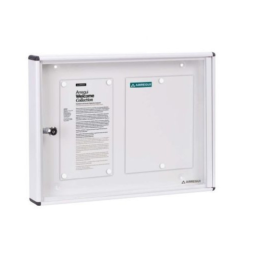 Tablon Anuncios 48x35x5cm 2 Din-a4 Arregui Alu Bl Pan41 Pan4