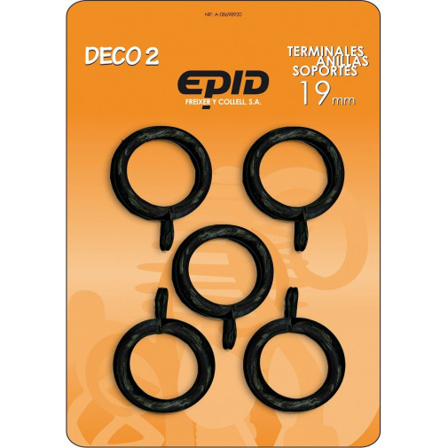 Anilla Cortina 19mm Hogar Met Ne Mo Epid 10 Pz