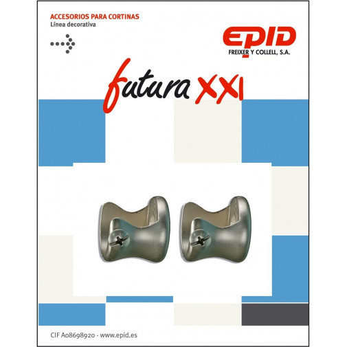 Soporte Barra Cort 19mm Lateral Met Niq Mo Epid 2 Pz