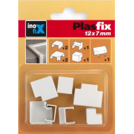 Canaleta Elec 12x7mm Pvc Bl Accs Inofix