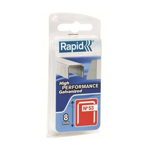 Grapa Grapadora Modelo 53 06mm Fina Acero Rapid 1.080 Pz