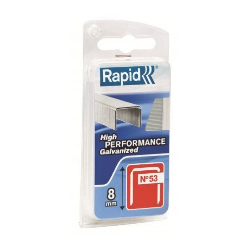 Grapa Grapadora Modelo 53 10mm Fina Acero Rapid 1.080 Pz