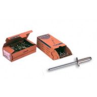 Remache Fij 4x20mm C/anch Alu Alum C12 Bralo 250 Pz