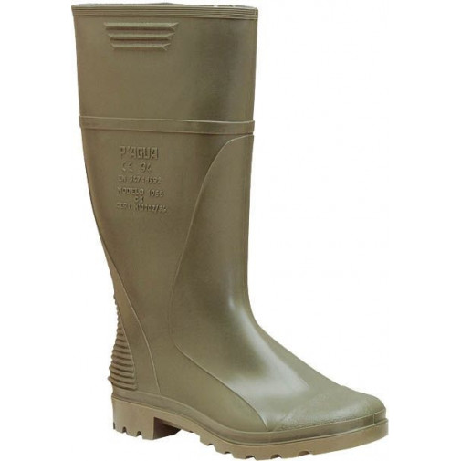 Bota Agua T46 Alta Monocolor Pvc Ver P"agua