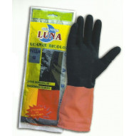 Guante Quimico M08 Bicolor Floc. Latex Ro/ne Luna