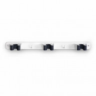 Colgador Escoba 32x370x46mm Torn Tri A/antid Acero Bl 3034-2