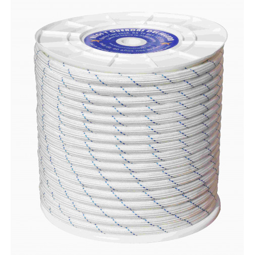 Cuerda Trenz. Doble 18mm Pp Bl/az Hyc 100 Mt