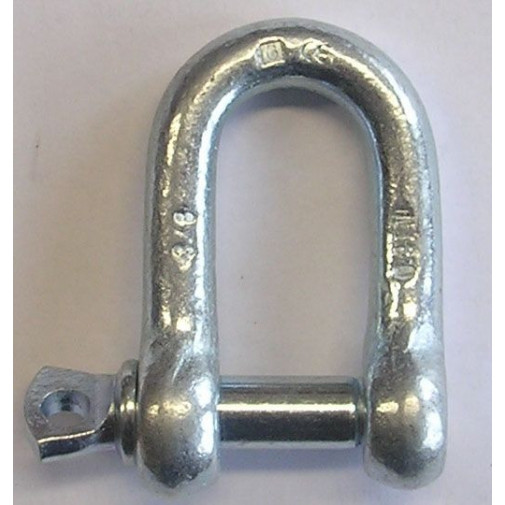 Grillete Cadena 1/4" Recto Garra Acero Galv 310 310-1/4 25 P