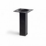 Pata Mueb 25x25x100xm Cda Rei Acero Neg 2-400g.100.03 4 Pz