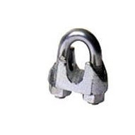 Sujetacable Suj 741 1/2"Ø13 Acero Galv Garra 10 Pz