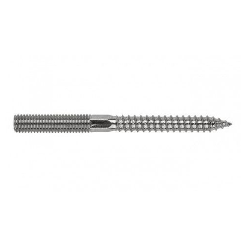 Esparrago Doble Rosca 08x080mm Cinc Esdr Index 100 Pz