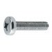 Gfd - Tornillo cruz 4x30mm din7985 metal zinc/ado blanco