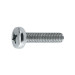 Gfd - Tornillo cruz 4x40mm din7985 metal zinc/ado blanco