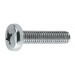 Gfd - Tornillo cruz 6x20mm din7985 metal zinc/ado blanco