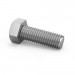 Gfd - Tornillo hexagonal m14x50 din933 rosca 8,8 zinc/ado blanco