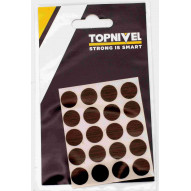 Tapon Cubretornillo Adh Nogal Nogal Nivel 20 Pz