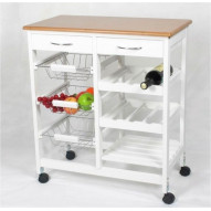 Verdulero Coc 3c 76x67x37cm 2 Cajones Ac/mad Kit Closet