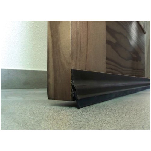 Burlete Bajo Pta 105cm Adh Labio Alu Br Burcasa